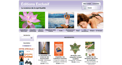 Desktop Screenshot of editions-exclusif.com